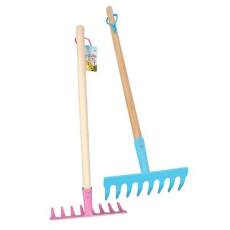 Garden Metal Rake for Kids, 70cm
